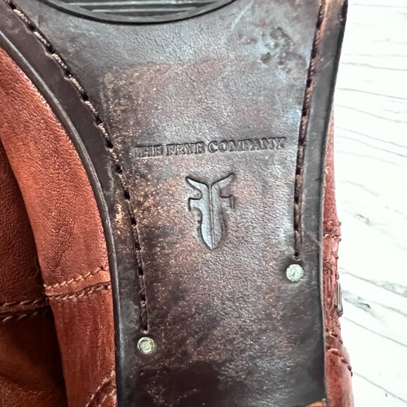 Frye & Co Cody Leather Steffi Zip Ankle Boot - 8M - Picture 6 of 9